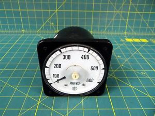 Crompton Instruments 0-600 A.C. Amperes Meter P/N 007-05GA-PZSJ-C7