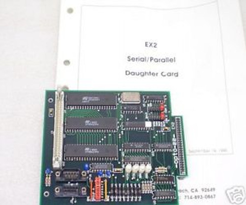 Opto 22 EX2 Serial / Parallel Daughter Card with Manual