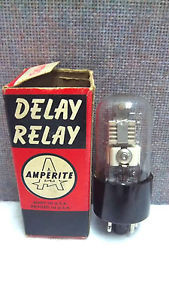 AMPERITE TIME DELAY RELAY GLASS TUBE 8PIN OCTAL 115NO60 NEW 115N060