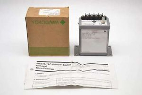 NEW YOKOGAWA 246921-380-AFA-0 JUXTA CURRENT 0-5A AMP AC 0-1MA TRANSDUCER B473641