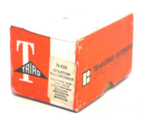 NEW TRIAD N-49X ISOLATION TRANSFORMER N49X