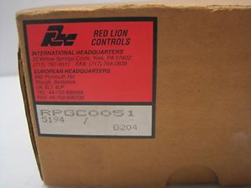 NEW RED LION CONTROLS RPGC0051 PULSE GENERATOR