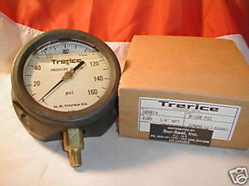 TRERICE 450LFB 0-160PSI 1/4 Liquid Fill Pressure Gauge