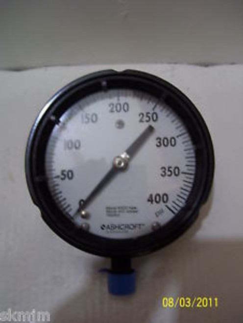 NEW 1279 ASHCROFT  400 PSI 1/2NPT MONEL-accuracy checked before shipping ITL