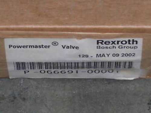 REXROTH POWERMASTER VALVE P-066691-00001 FACTORY SEALED