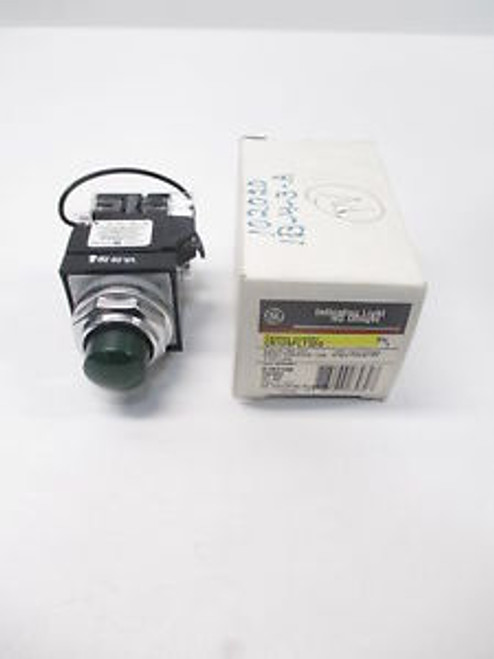 NEW GE CR104PLT32G 120V-AC PUSHBUTTON INDICATING GREEN LENS D495993