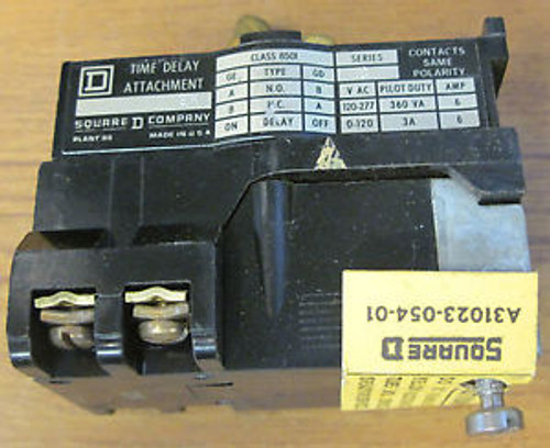 Square D 8501 EK Time Delay Attachment Series C