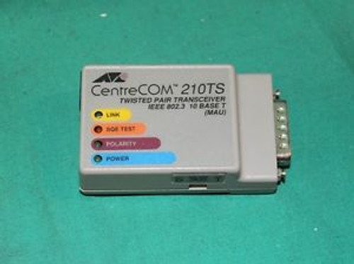 Allied Telesis CentreCom 210TS AT-210TS Twisted Pair Transreceiver NEW