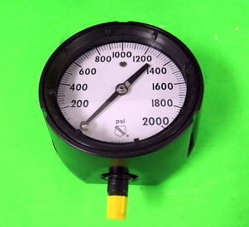 Ashcroft Duragauge 4 Inch Pressure Gauge 2000 PSI AISI 316 Tube & Socket