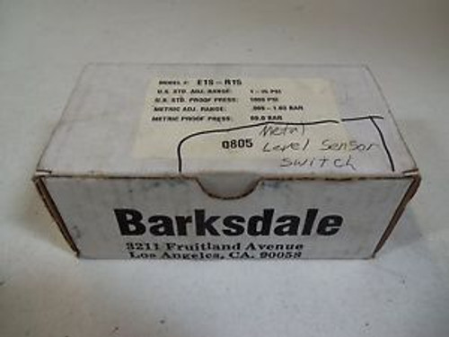 BARKSDALE E1S-R15 NEW IN BOX