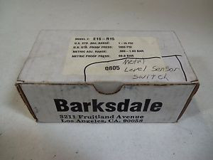 BARKSDALE E1S-R15 NEW IN BOX