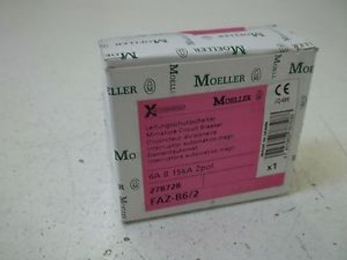 MOELLER FAZ-B6/2 MINIATURE CIRCUIT BREAKER NEW IN A BOX