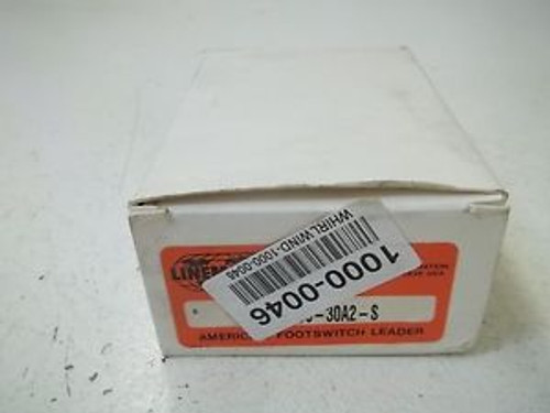 LINEMASTER 3C-30A2-S PNEUMATIC FOOT SWITCH NEW IN A BOX