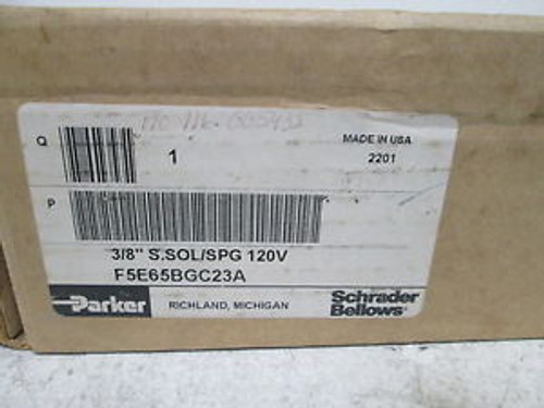 PARKER F5E65BGC23A PNEUMATIC VALVE NEW IN A BOX