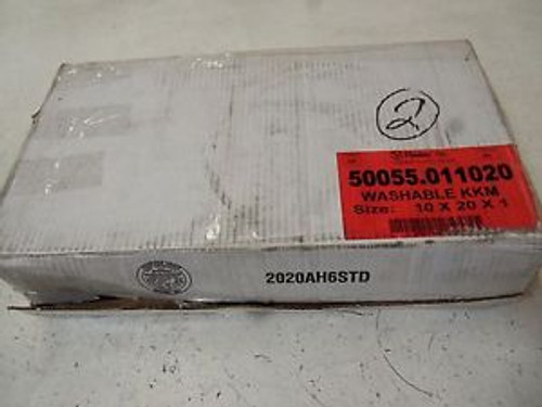 LOT OF 2 FLANDERS 50055.011020 AIR FILTER 10x20x1 NEW IN BOX