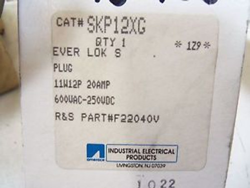 INDUSTRIAL ELECTRICAL PRODUCTS SKP12XG NEW IN BOX