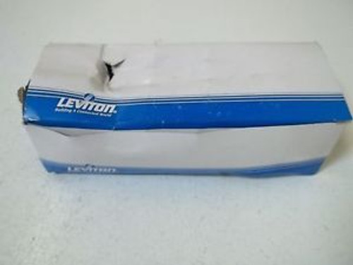 LOT OF 10 LEVITON 2005 PORCELAIN EXTENSION WHITE NEW IN A BOX