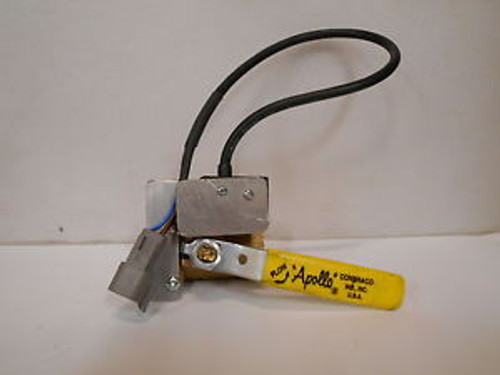 Apollo CII C11 400 WOG 3 way Flow Directional Ball Valve w sensor switch 3 prong