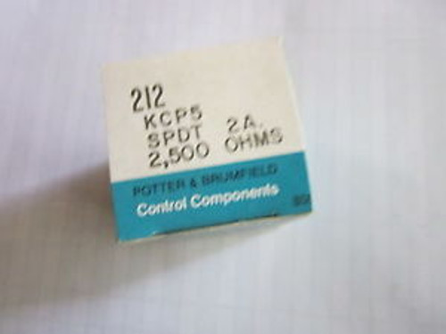 POTTER & BRUMFIELD 212 KCP5 SPDT RELAY   NEW IN A BOX