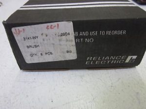 LOT OF 8 RELIANCE ELECTRIC 3141-WY CARBON MOTOR BRUSH NEW IN A BOX