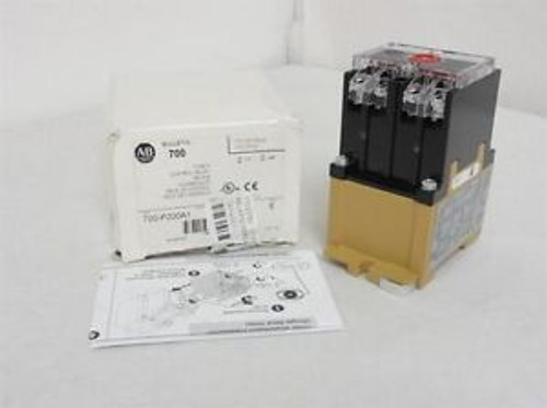 147833 New In Box Allen-Bradley 700-P200A1 Control Relay 10A 600V Coil:115-120V