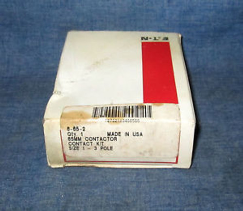 Cutler Hammer Eaton 3 Pole Contact Kit 6-65-2 Nema Size 1  A1 B1 65mm New in Box