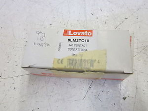 LOT OF 20 LOVATO 8LM2TC10 NO CONTACT AUXILIARY  NEW IN A BOX