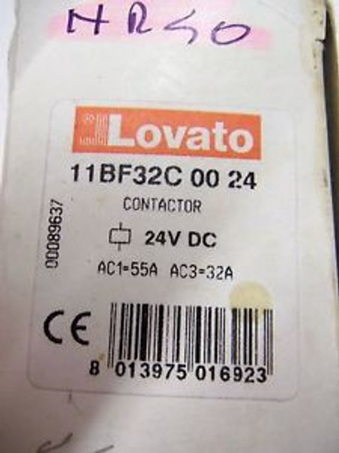 LOVATO CONTACTOR 11 BF32C 00 24 NEW IN BOX