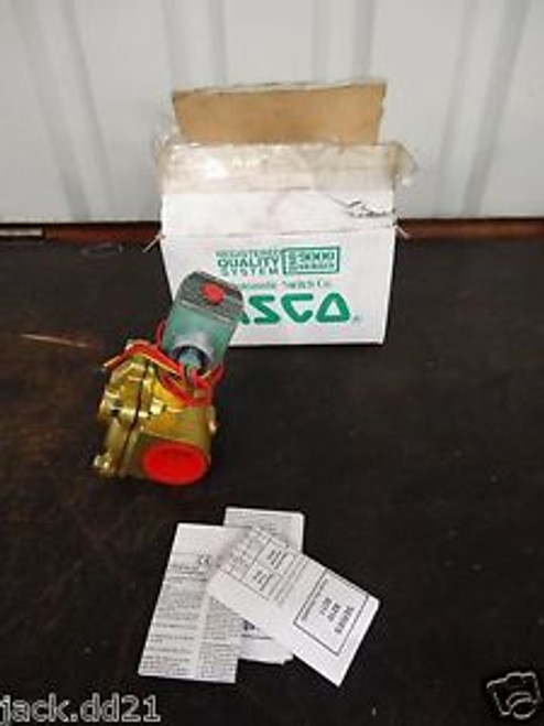 NEW Asco 1 1/4 NPT 2 Way NC Brass Solenoid Valve 8210G8MO 120V NEW