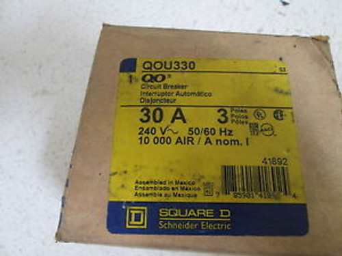 SQUARE D CIRCUIT BREAKER QOU330 NEW IN BOX