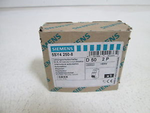 SIEMENS MINI CIRCUIT BREAKER 5SY4 250-8 NEW IN BOX