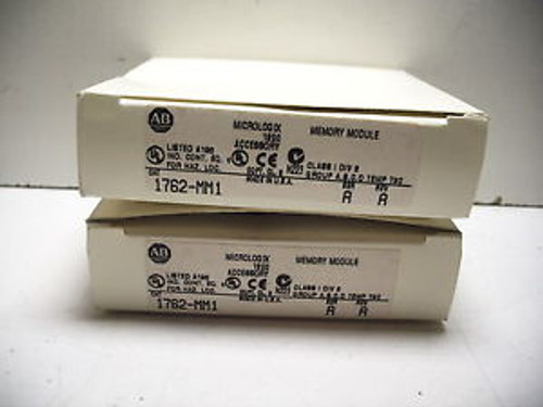 ALLEN-BRADLEY NEW 1762-MM1 SER.A REV.A QUANTITY MICROLOGIX 1200 MEMORY MODULE