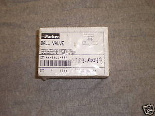 Parker FluidConnector Model: 4A-B6LJ-SSP  Ball Valve.  New Old Stock.  Sealed&lt