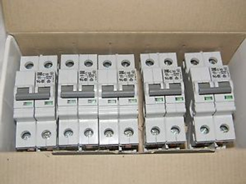 NEW LOT OF 5 Cutler Hammer SPCL2C10 Miniature Circuit Breaker 2 Pole 480VAC