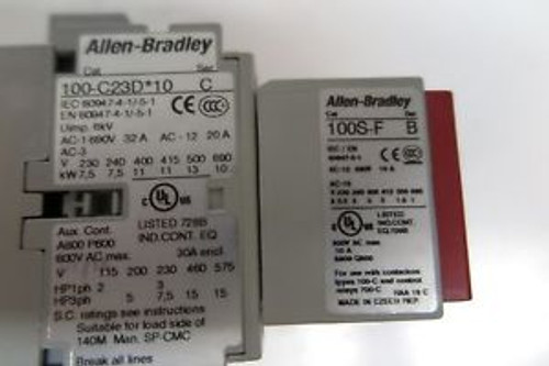 allen bradley guardmaster contactor 100-C23D10/100-S-C23DJ14C