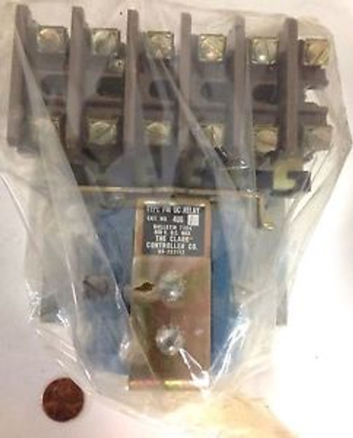 CLARK   CONTROLLER BULLETIN 7304 600V PM DC RELAY  -