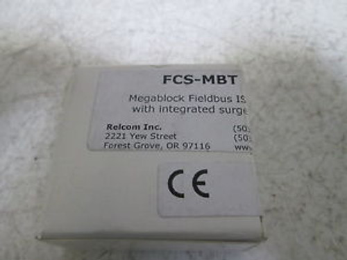 RELCOM FCS-MBT TERMINATOR FIELDBUS NEW IN A BOX