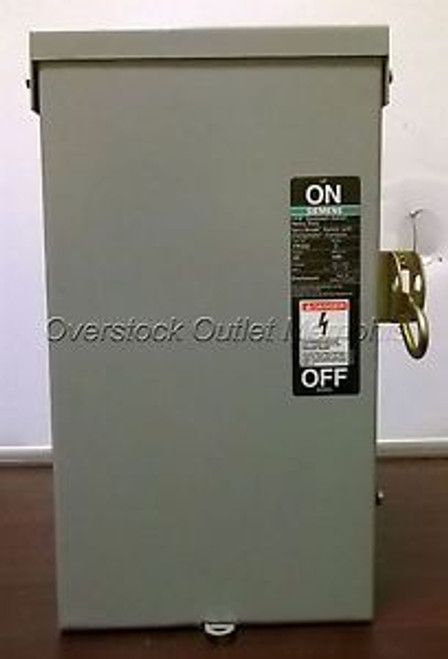 Siemens FR352 Heavy Duty Safety Switch 60A 600VAC 3P 3W Fused GD NEMA Type 3R