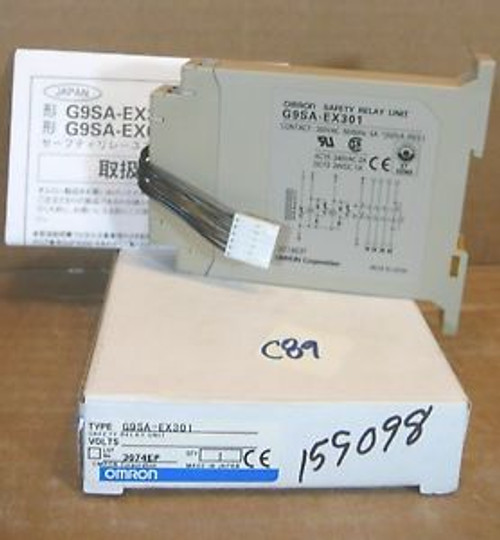 G9SA-EX301 Omron STI New In Box Safety Relay G9SAEX301