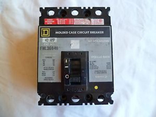 NEW Square D FHL36040 40 A Circuit Breaker FHL 36040 NNB