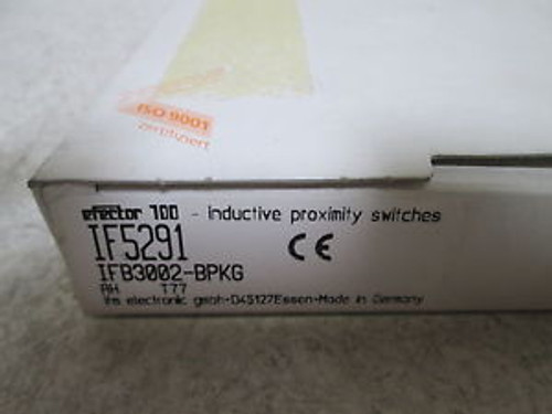 IFM EFECTOR IF529 IFB3002-BPKG PROXIMITY SWITCH NEW IN A BOX