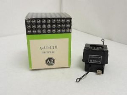 143785 New In Box Allen-Bradley 84D418 Contactor Coil 115-125VDC