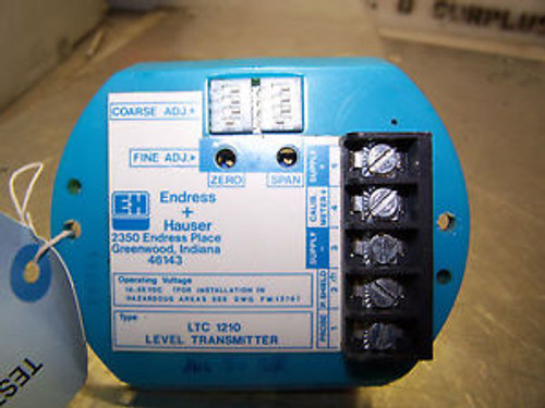 NEW ENDRESS HAUSER LTC-1210 LEVEL 55V-DC TRANSMITTER