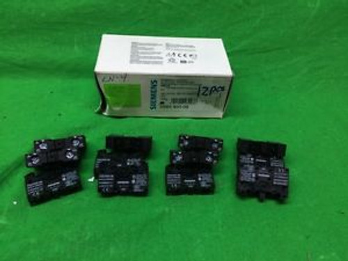 BOX OF 12 Siemens 3SB3 400-0B  10 Amp Aux Contact Block