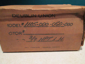 Deublin 1105-000-050-000 3/8 NPT L.H. (NEW)