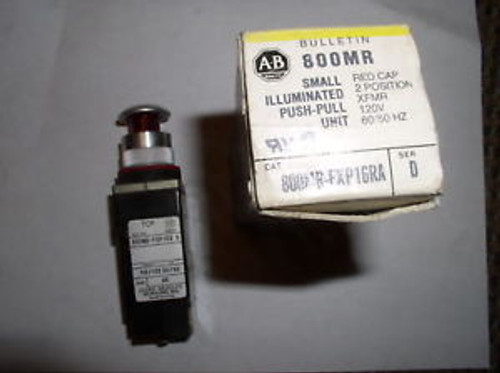 ALLEN-BRADLEY 800MR-FXP16RA SER D PUSH-PULL BUTTON NEW