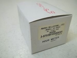 AUTOMATIC TIMING & CONTROLS CO. 3-5703B102Q00XX HOUR METER NEW IN A BOX