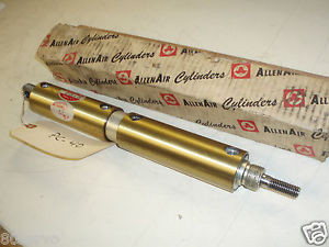 ALLENAIR DUAL PNEUMATIC CYLINDER  P/N AP-1-1/2 X2-1/2X3  5.5 STROKE BORE: 1.5