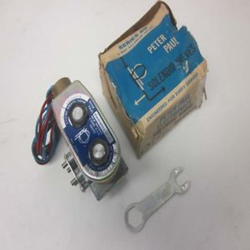 NEW Peter Paul Electronics Series 60 643H3TCV 120V 175PSI 4-Way Solenoid Valve