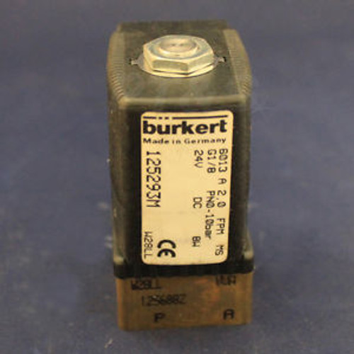 Burkert 6013 A 2-0 PNO-10bar 125293M New